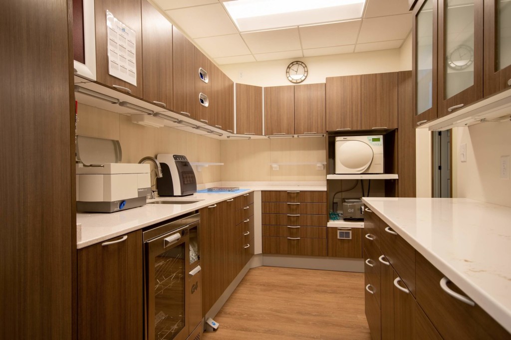 Cabinets and sterilization equipment.